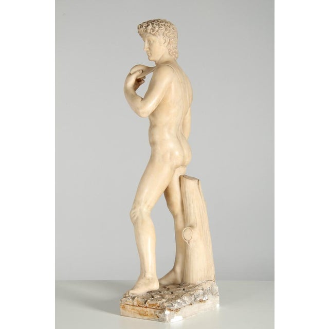 Alabaster Figure of David For Sale - Image 10 of 13