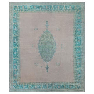 Doris Leslie Blau Large Antique Turkish Borlou Rug For Sale