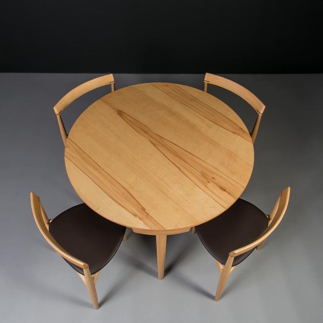 1950s Dining Set in the Manner of Hans Olsen, Danish Design, 1950s, Set of 5 For Sale - Image 5 of 17