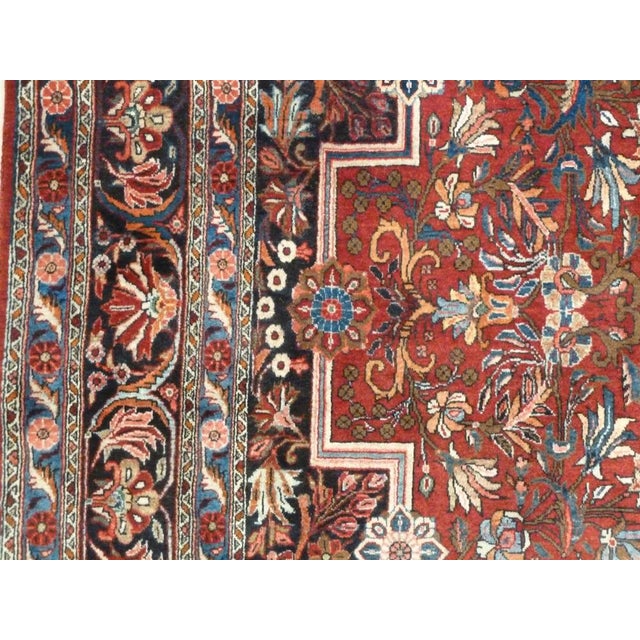 Red Antique Bidjar Rug, 1920s For Sale - Image 8 of 14