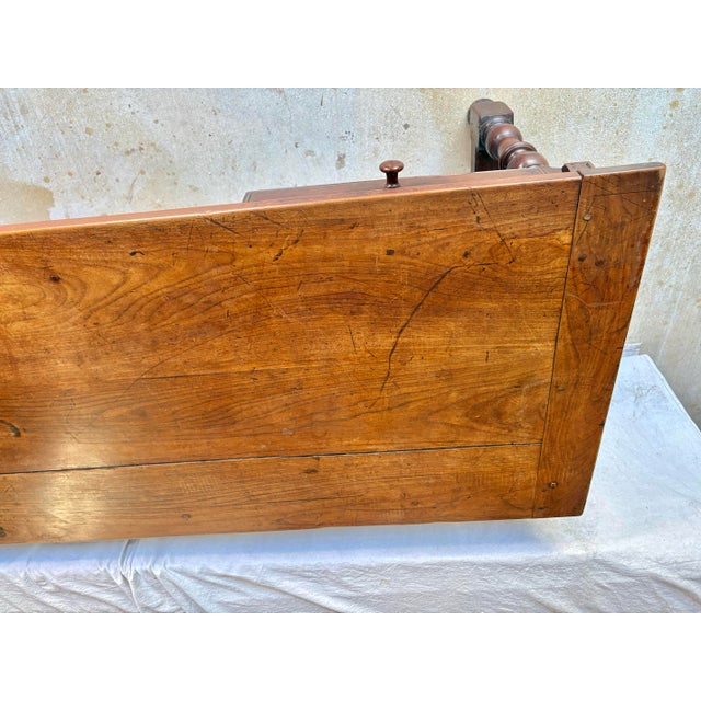 Wood 19th Century French Walnut Farm Table For Sale - Image 7 of 12