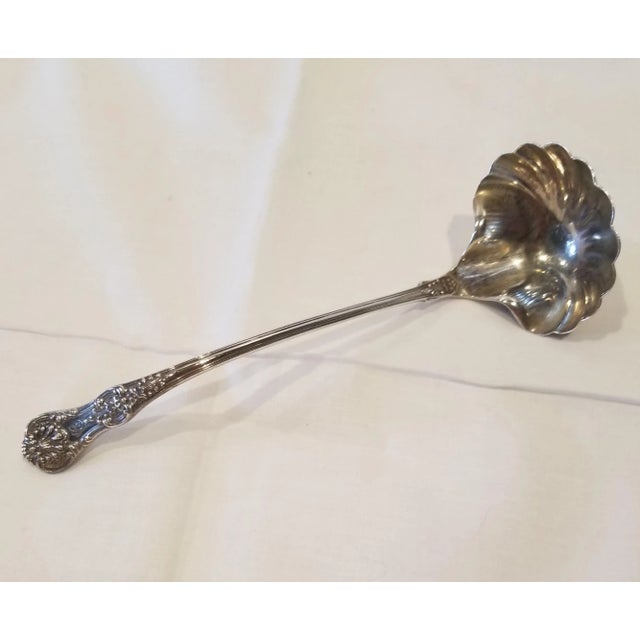 Tiffany and Co English King Pattern Sterling Ladel For Sale - Image 10 of 10