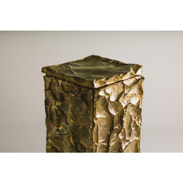 Contemporary Golden Peak Brass Monolith by Zincutec For Sale - Image 3 of 9