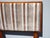 Brown Vintage Mid Century Modern Style Brown Velvet Stripped Queen Headboard For Sale - Image 8 of 15