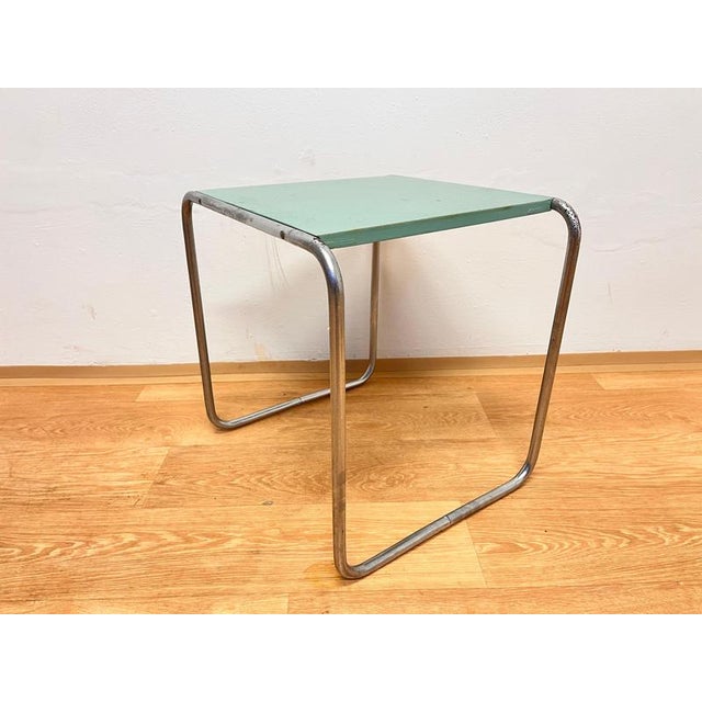 Bauhaus Chrome B9 Nesting Table attributed to Marcel Breuer, 1930s For Sale - Image 9 of 11