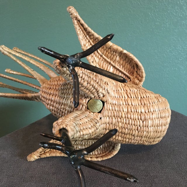 Beige Mario Lopez Torres Vintage Mid-Century Rooster Sculpture For Sale - Image 8 of 12