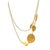 Ippolita Classico Long Gold Necklace 18k Yellow Hammered Disc Motifs 40" Long For Sale - Image 4 of 7