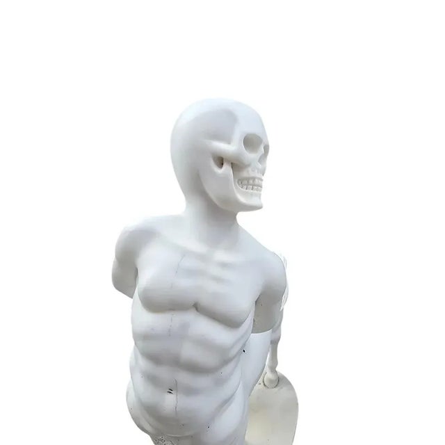 Italian Artist, Hand-Carved Sculpture of a Centaur, 1980, Marble For Sale - Image 6 of 10