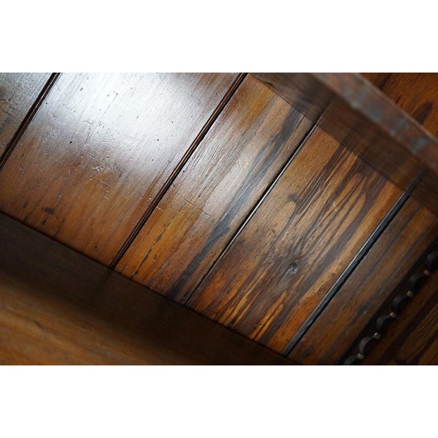 Antique English Oak Bookcase, 1870s For Sale - Image 12 of 18