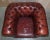 Set of Oxblood Leather Chesterfield Gentleman's Club Armchairs For Sale - Image 17 of 18