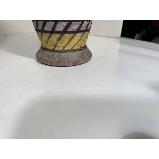 Gemstone 1950s Mid-Century Bright Lava Glaze Italian Vessels- Set of 3 For Sale - Image 7 of 11