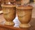 Pair of French Anduze Terracotta Planters in Ochre Glaze Signed La Madeleine For Sale - Image 4 of 9