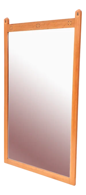 Arts & Crafts Art Nouveau Padouk Full-Length Mirror, 1900s