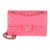 Pink Quilted Lambskin Small Classic Double Flap Bag For Sale