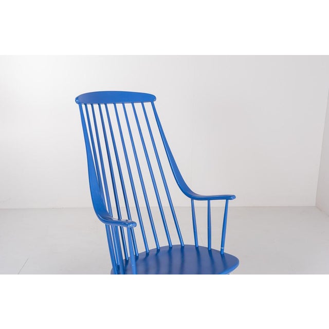Grandessa Rocking Chair attributed to Lena Larsson for Nesto, 1960s For Sale - Image 9 of 11