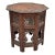 Antique Hand Carved Moorish Style Octagon Side Table Tabouret For Sale