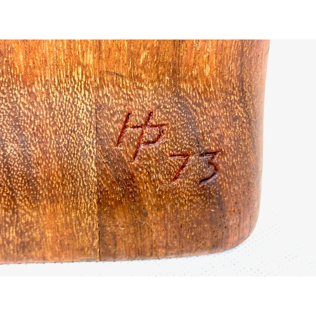 HP, Mid-Century Madonna with Child, 1973, Teak For Sale - Image 10 of 12