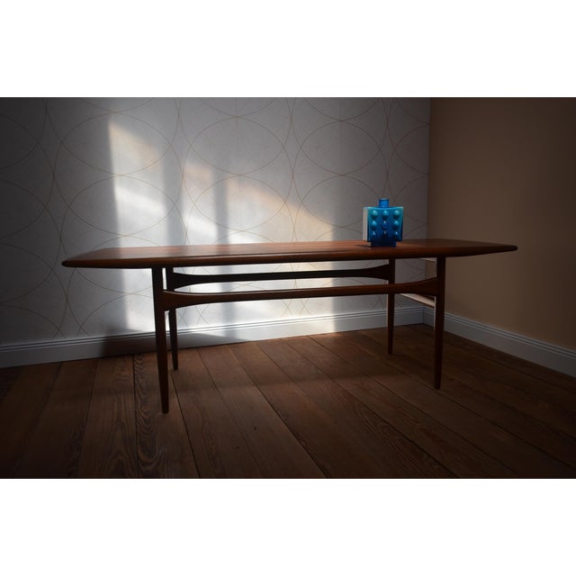 Vintage Coffee Table in Teak by Andreas Hansen, 1960s For Sale - Image 4 of 12