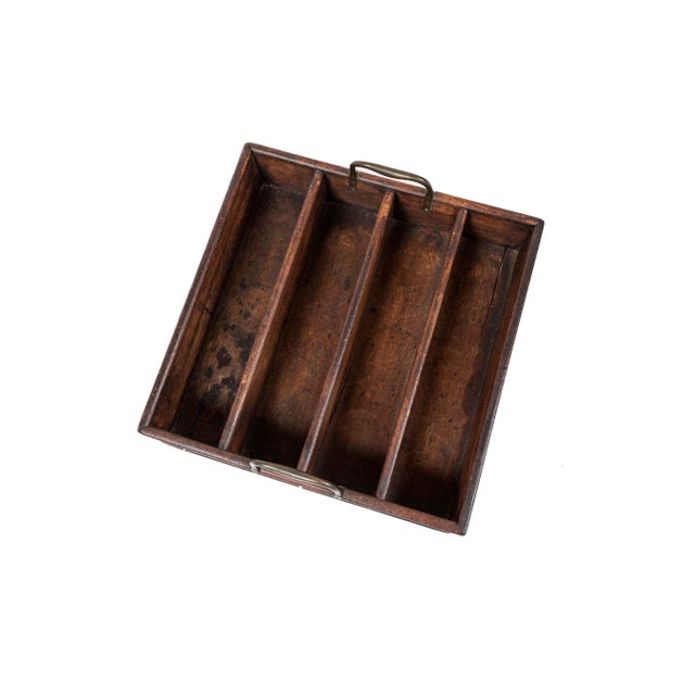 Early 19th Century Antique Georgian Mahogany Cutlery Tray, England, Early 19th Century For Sale - Image 5 of 8