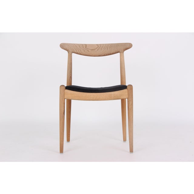 Oak W1 Dining Chairs by Hans J. Wegner for C. M. Madsen, Denmark, 1950s, Set of 6 For Sale - Image 4 of 17