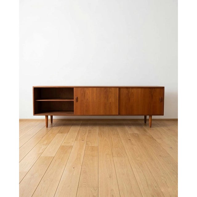 Mid-Century Modern Vintage Danish Sideboard in Teak, 1960s For Sale - Image 3 of 7