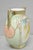Antique Nippon Art Nouveau Hand Painted Porcelain Pink Flower Twin Handle Vase For Sale - Image 9 of 14