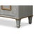 Wood Louis XVI Buffet in Gray and Gold, 60 Inches For Sale - Image 7 of 12