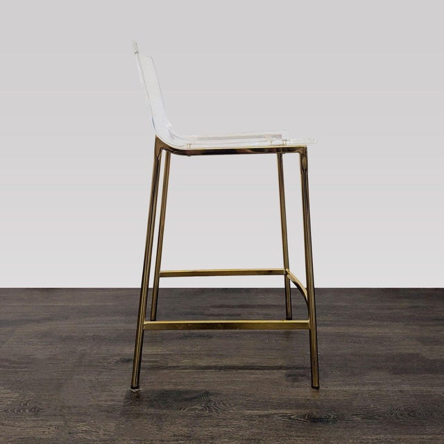 Modern Cb2 Chiaro Counter Stool For Sale - Image 3 of 8