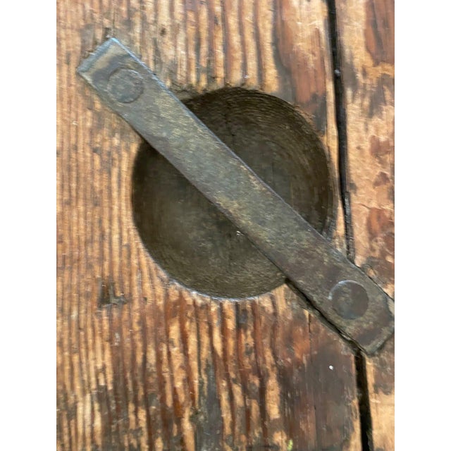 Early 20th Century Antique Wooden Ship's Hatch Cover Coffee Table For Sale - Image 5 of 9