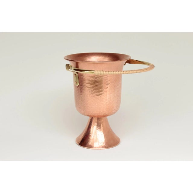 Copper Champagne Cooler from Eugen Zint, 1960s For Sale - Image 9 of 10