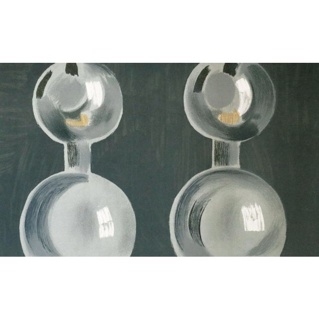 Figurative 1967 French Exhibition Poster, Adam Saulnier, Galerie Lucie Wiell For Sale - Image 3 of 7