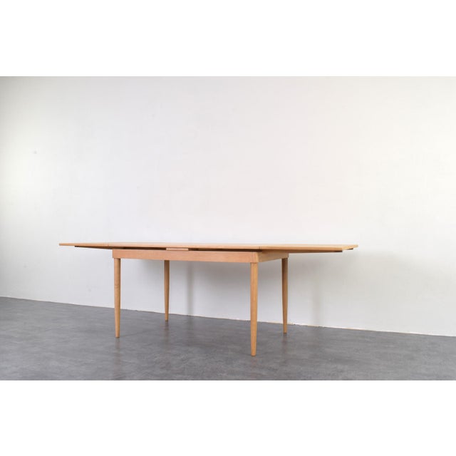 Mid-Century Danish Oak Extendable Dining Table, 1960s For Sale - Image 9 of 16