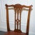 Gold Chippendale Style Dining Chairs with Leather Seats, Set of 5 For Sale - Image 8 of 18