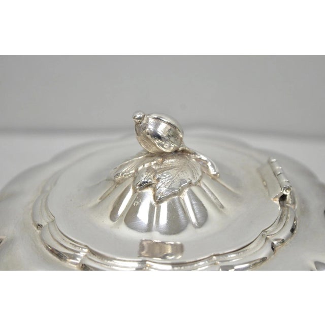Early 20th Century Antique 1881 Rogers 7377 Art Nouveau Silver Plated Tea Service Set - 3 PCS For Sale - Image 5 of 13