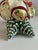 Cream Patricia Breen “Holly’s” Santa Hand-Painted Glass Christmas Ornament For Sale - Image 8 of 12