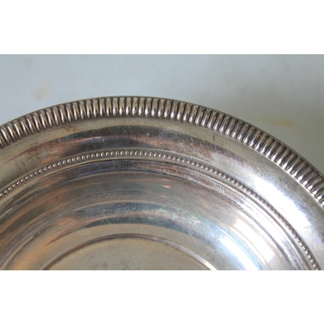 Vintage Round Sterling Silver Bowl by Fisher For Sale In Milwaukee - Image 6 of 8