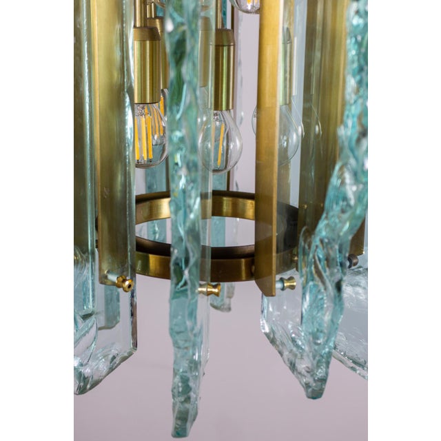Cut-Glass Chandelier from Fontana Arte, 1960s For Sale - Image 9 of 15