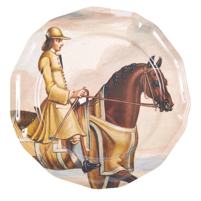 The Equine collection features vintage images of fox hunting and riding. The perfect addition to your table settings. It...