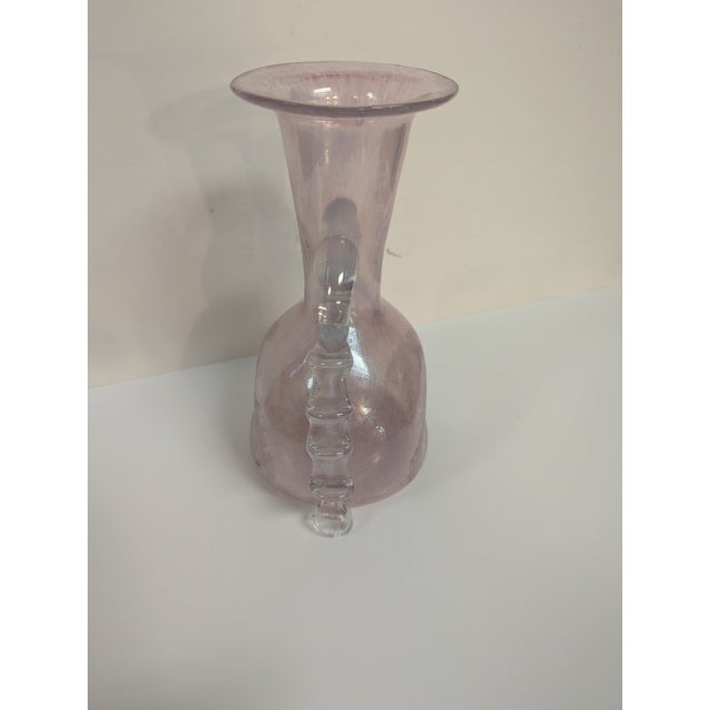 1960s 1960s Venitan Glass Vase For Sale - Image 5 of 8