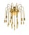 Gold Large Modernist Brass Spider Chandelier by J.T. Kalmar, 1960s For Sale - Image 8 of 10
