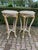 1970s French Louis XVI White Gold Marble Side Tables – Pair For Sale - Image 13 of 13