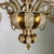 Italian 1930s Italian (12) Light Painted & Parcel Gilt Chandelier For Sale - Image 3 of 11