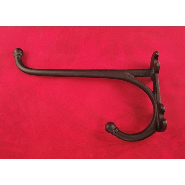 Vintage 7 1/2" Cast Iron Tack Room Wall Hook For Sale In Dallas - Image 6 of 7