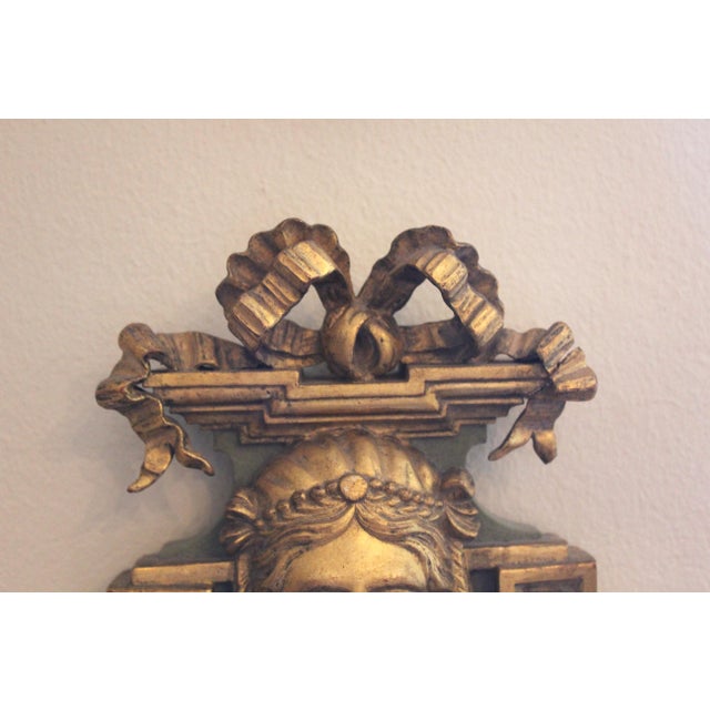 20th Century Neoclassical Wooden Double-Arm Sconce For Sale - Image 4 of 6