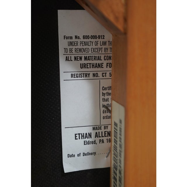 Ethan Allen American Dimensions Dining Table & 6 Chairs For Sale - Image 14 of 16