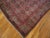 Traditional Singular Red Color With Small Dimond Pattern Design Antique W. Persian Senneh Rug For Sale - Image 3 of 4