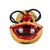 Textile Large Vintage Carnival Clown Mask in Fiberglass, 1990s For Sale - Image 7 of 14