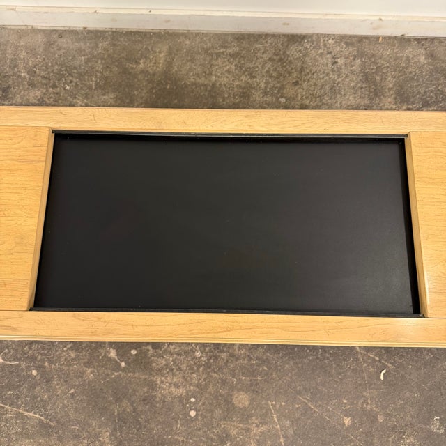 Brown Drexel Preface Campaign Style Credenza With Bar Extending Top For Sale - Image 8 of 10