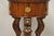 Traditional Maitland Smith Regency Style Mahogany Carved Lion Leather Base Cellarete Planter For Sale - Image 3 of 12