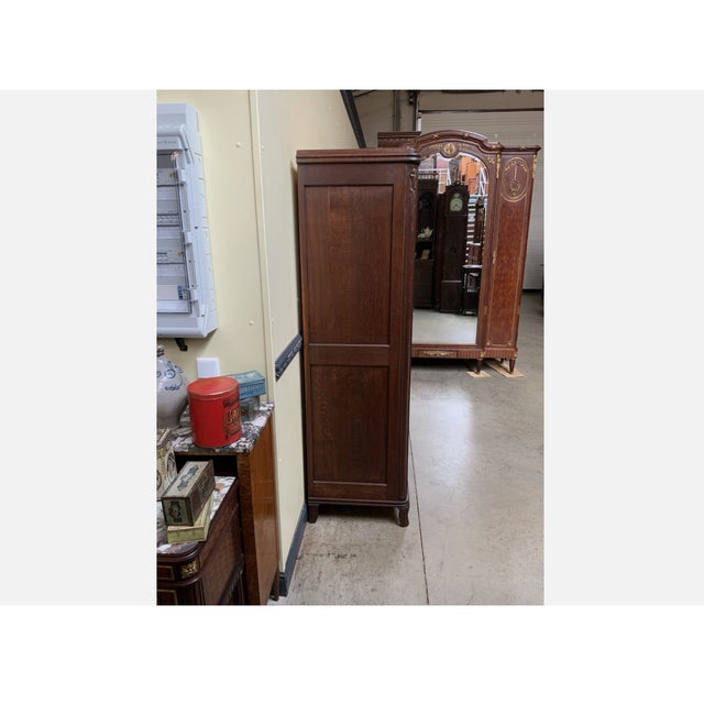Wood Historicist Linen Cupboard, 1930s For Sale - Image 7 of 11